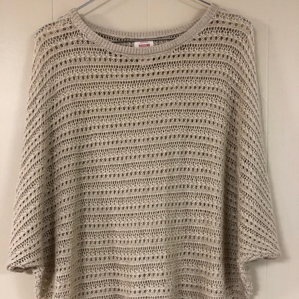 Mossimo crochet see through top